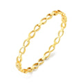 18k Gold Plated Stainless Steel Infinity Bangle (7 Inch)