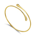 18k Gold Plated Teardrop Bangle