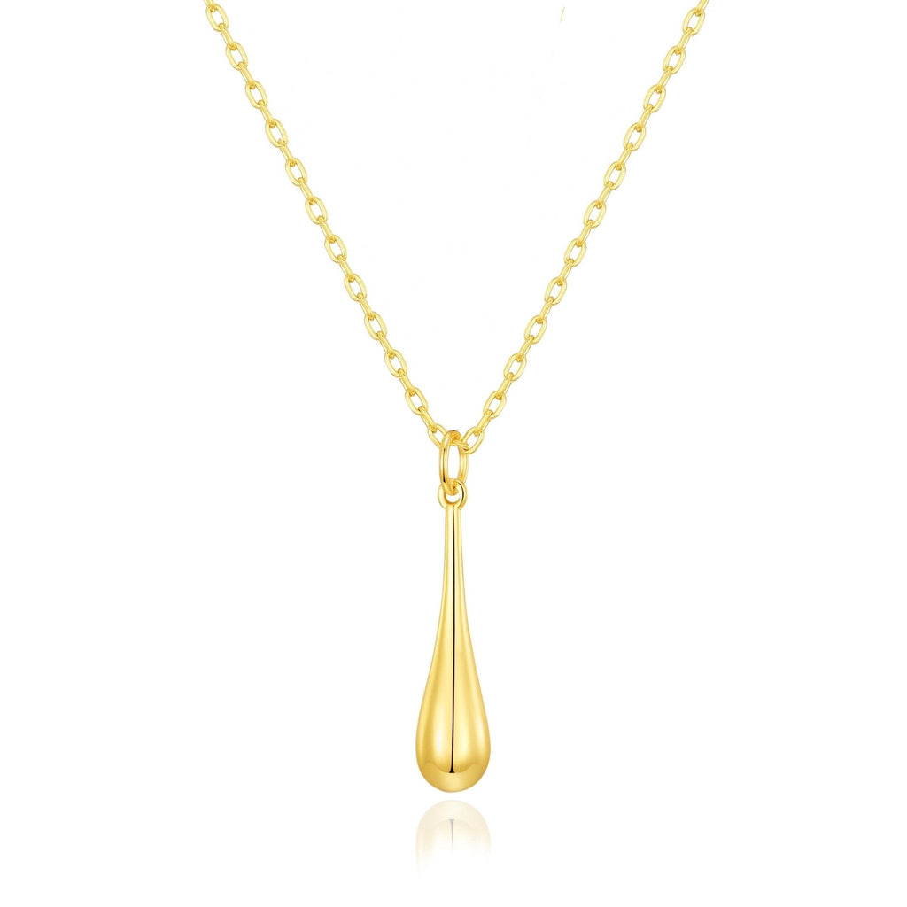 18k Gold Plated Teardrop Necklace