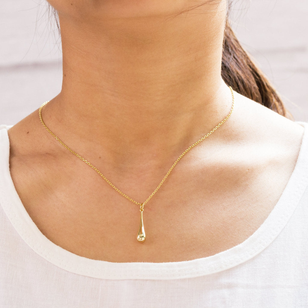 18k Gold Plated Teardrop Set