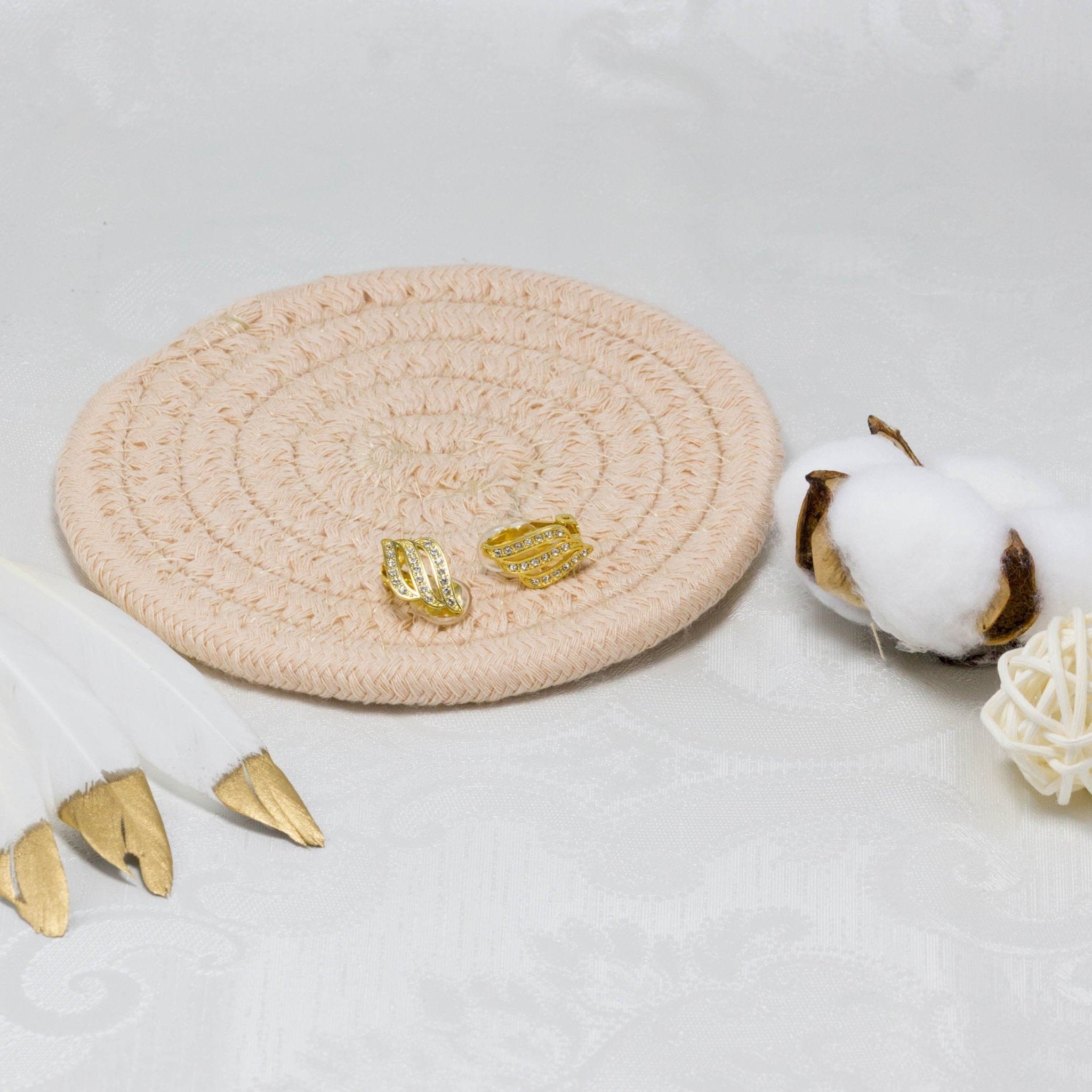 18k Gold Plated Triple Row Clip On Earrings Created with Zircondia® Crystals