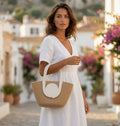 Large Capacity Raffia Tote Bag