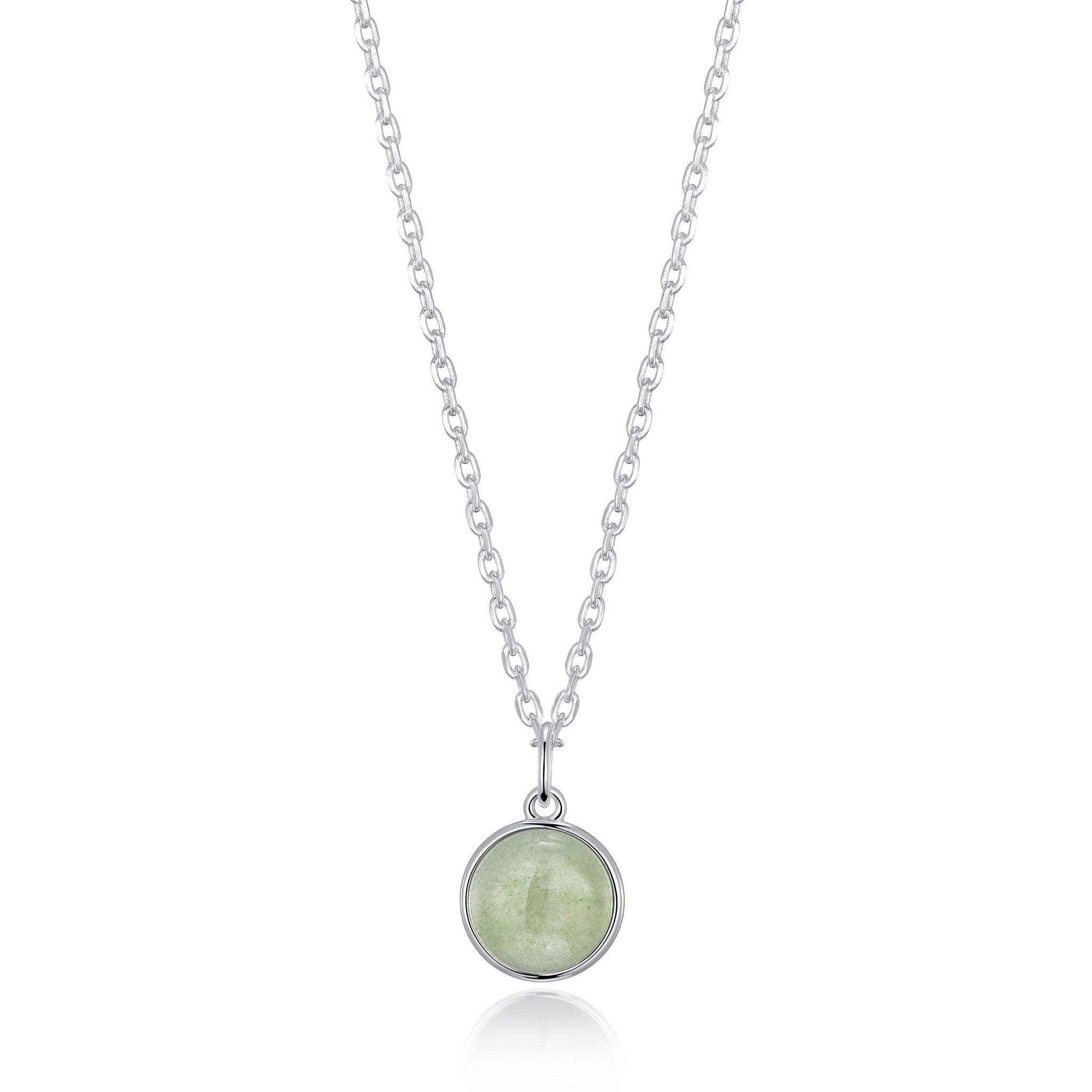Green Aventurine Necklace with Quote Card
