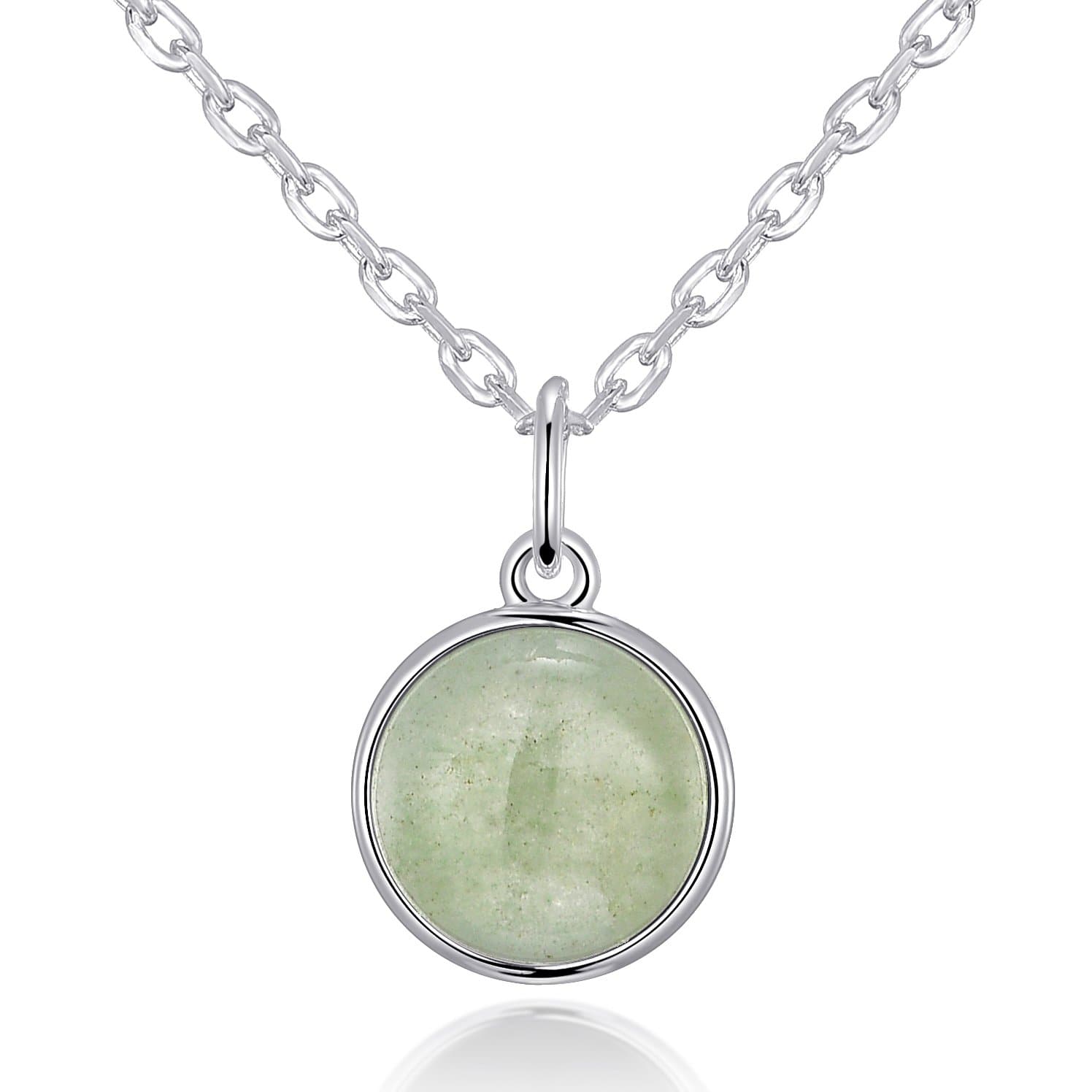 Green Aventurine Necklace with Quote Card
