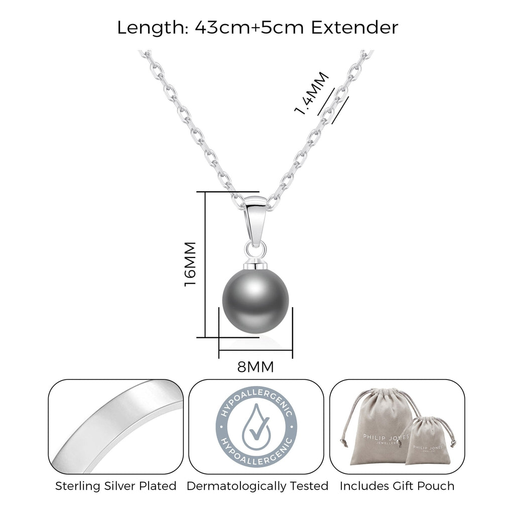 Grey Shell Pearl Necklace
