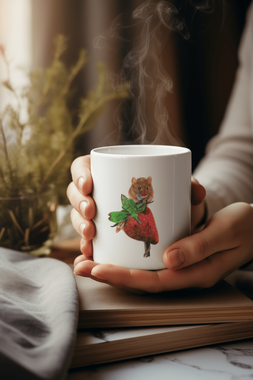 Field Mouse Mug – British Wildlife Art