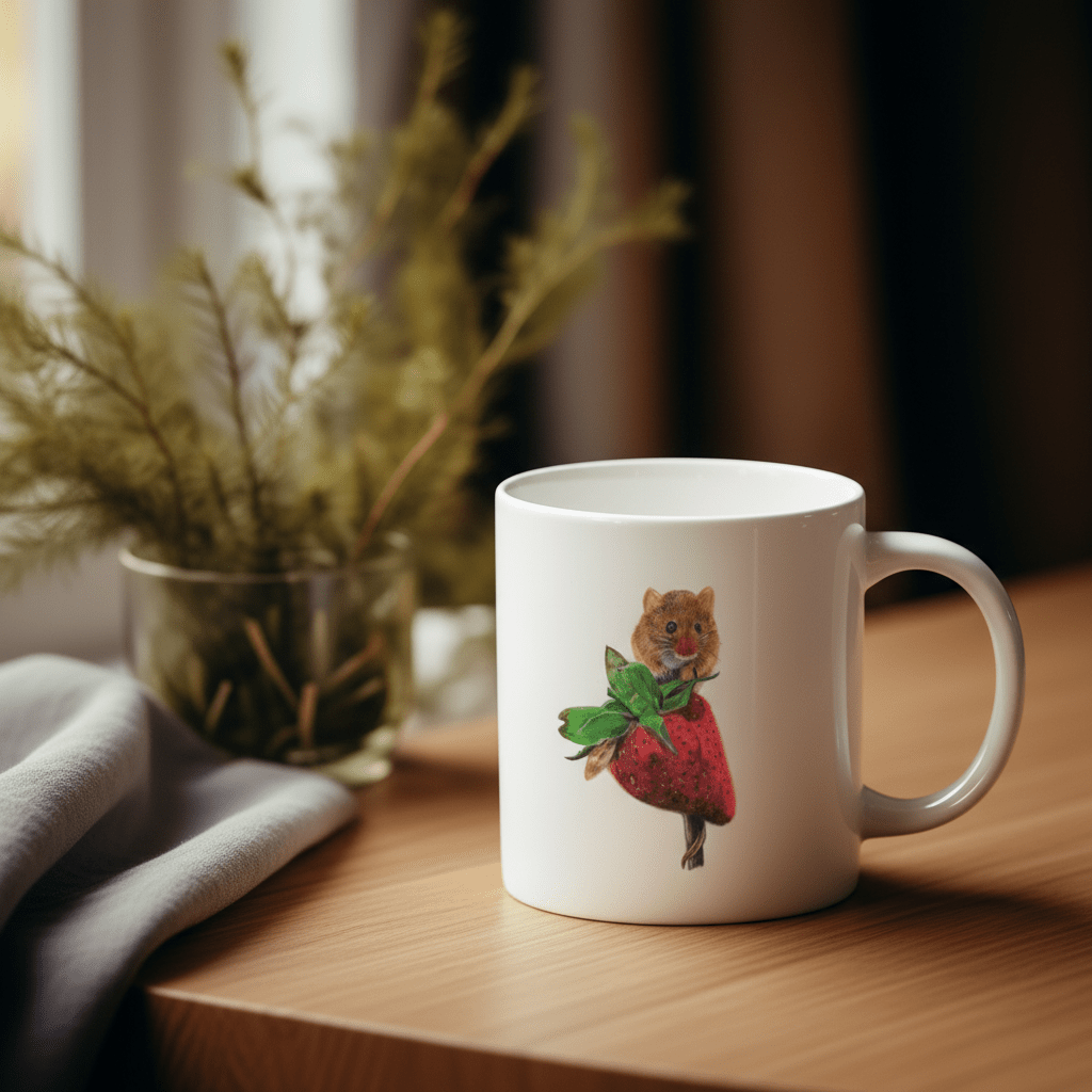 Field Mouse Mug – British Wildlife Art
