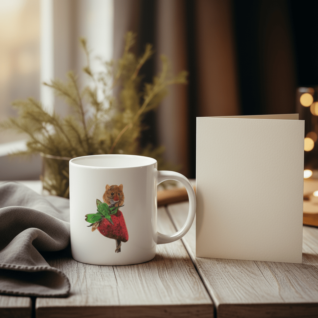 Field Mouse Mug – British Wildlife Art