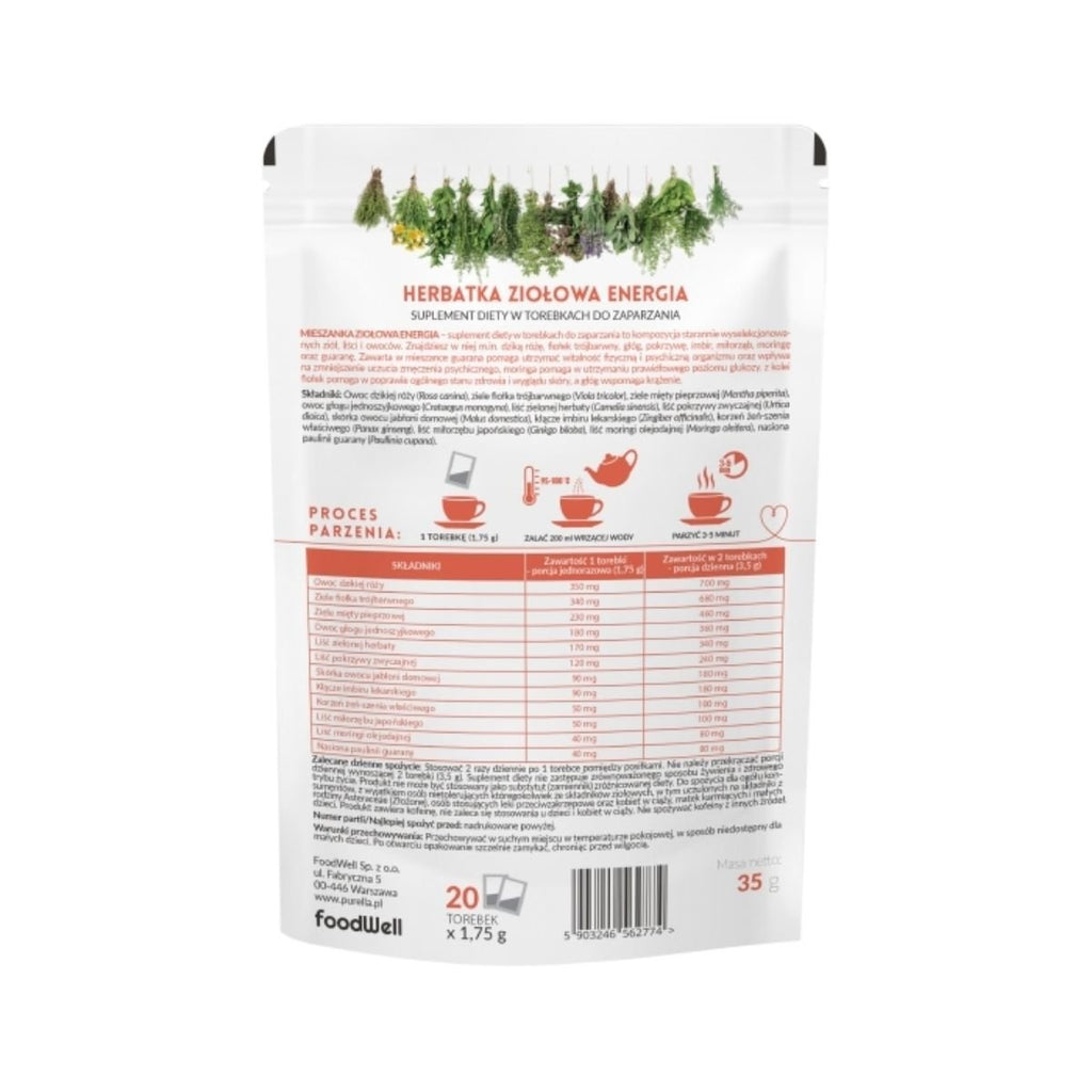 Herbal Infusion - Energy Superherbs (20x 1.75g)