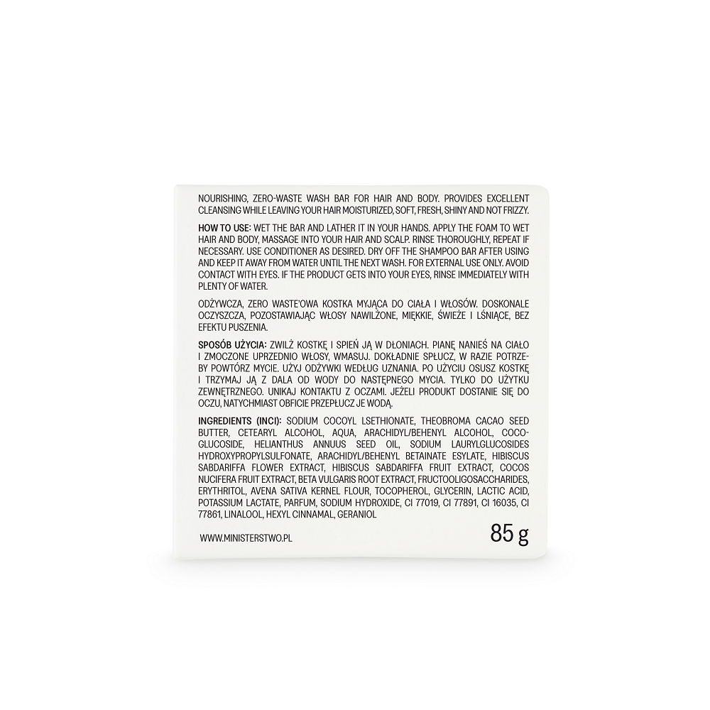HIBISCUS: Humectant Shampoo Bar 85g