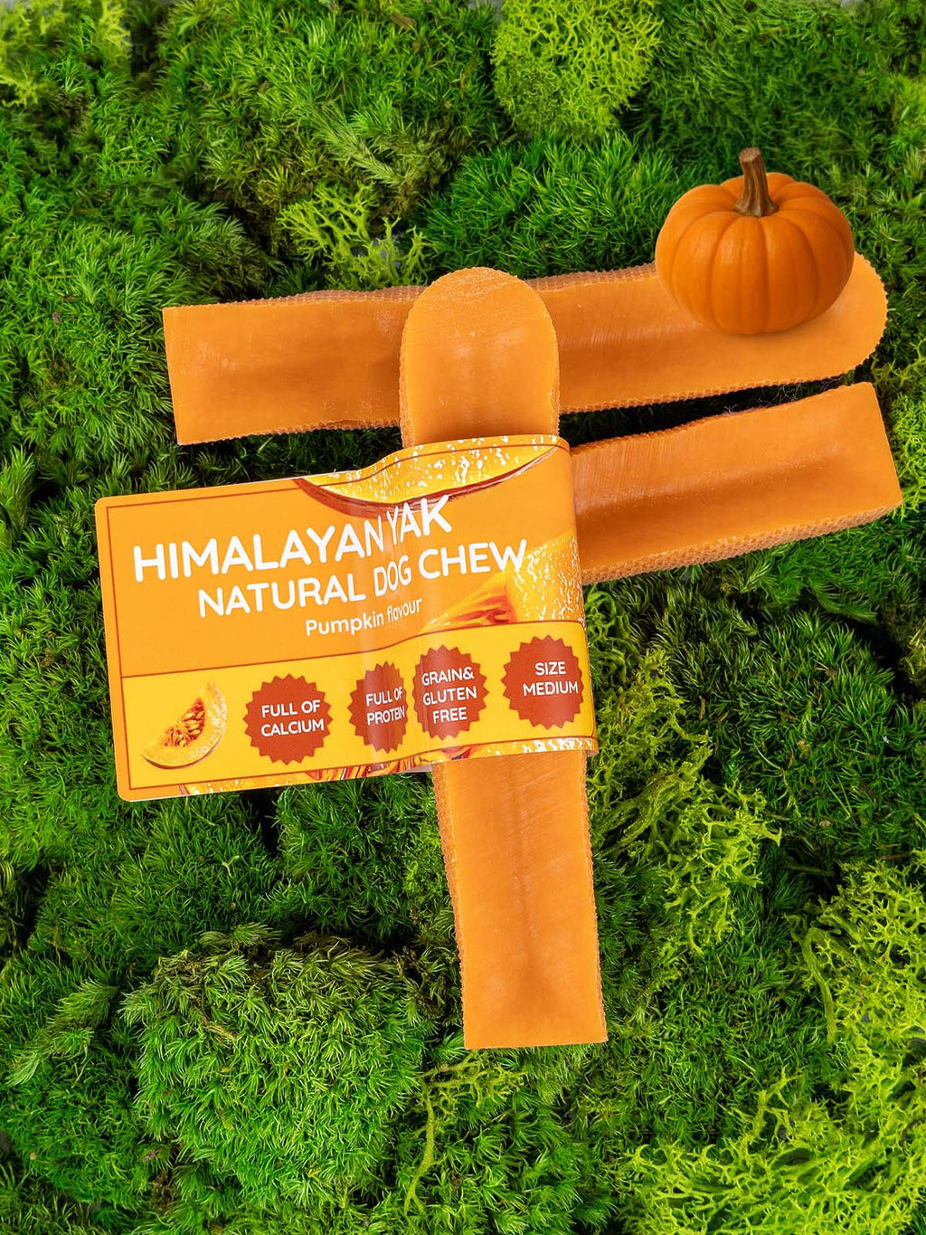 Pumpkin Yak Dog Chew