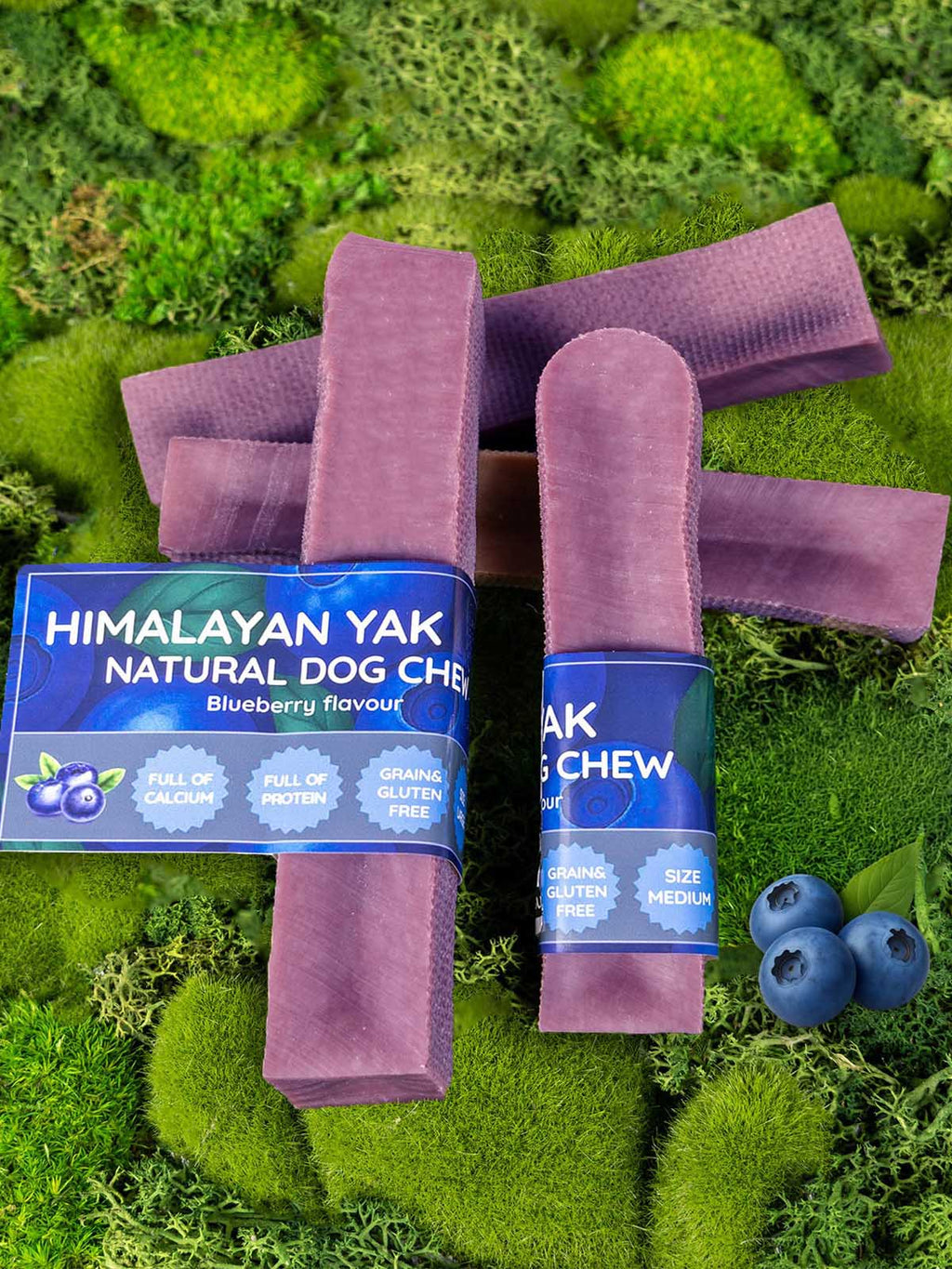 Blueberry Yak Dog Chew