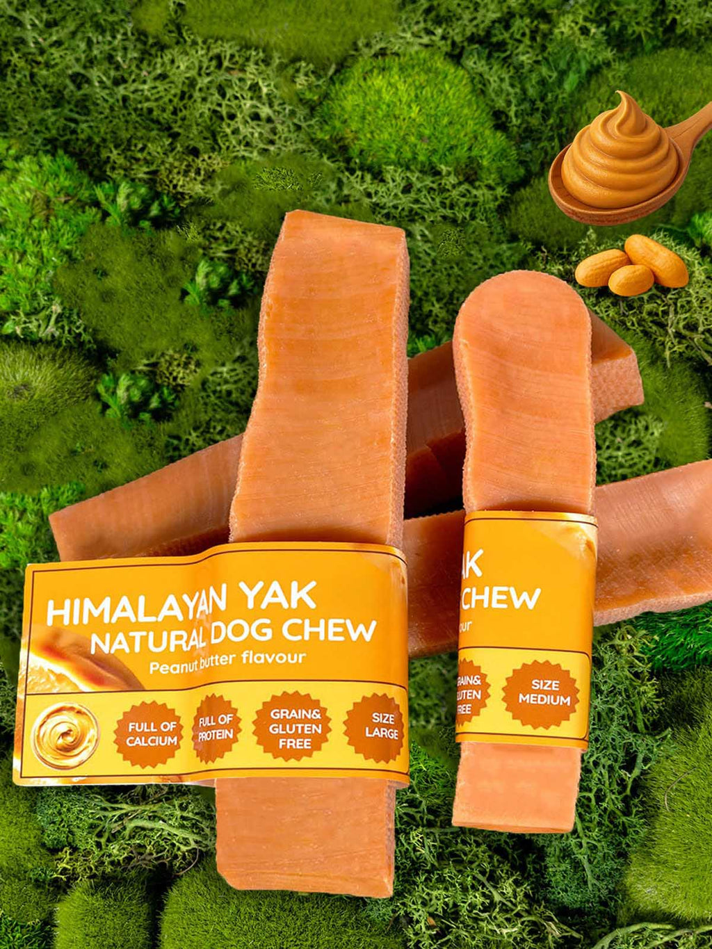 Peanut Butter Yak Dog Chew