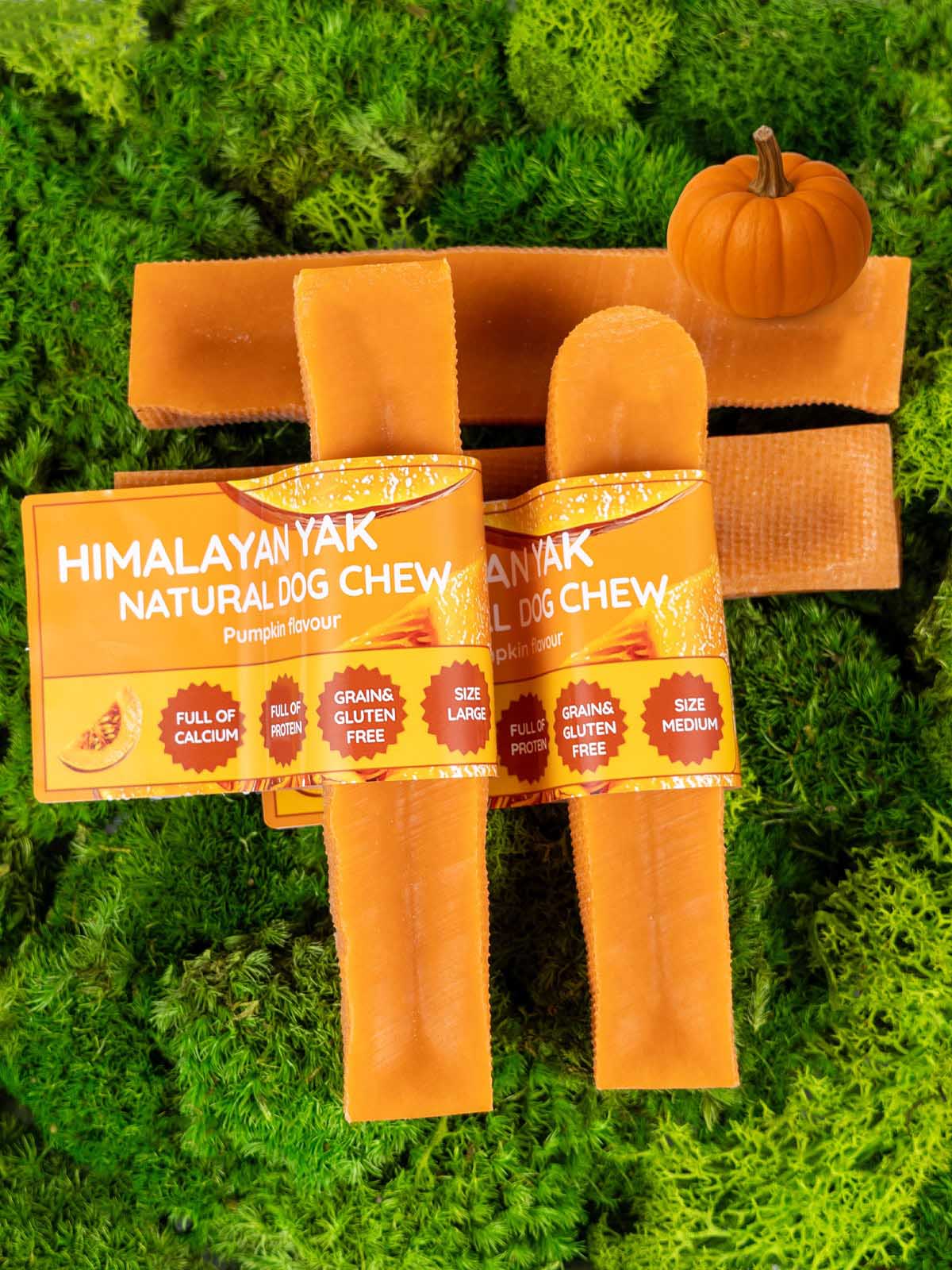 Pumpkin Yak Dog Chew