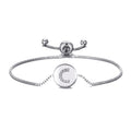 Initial Friendship Slider Bracelet Letter C Created with Zircondia® Crystals