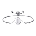 Initial Friendship Slider Bracelet Letter J Created with Zircondia® Crystals