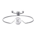 Initial Friendship Slider Bracelet Letter K Created with Zircondia® Crystals