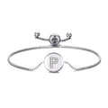 Initial Friendship Slider Bracelet Letter P Created with Zircondia® Crystals