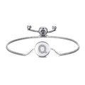 Initial Friendship Slider Bracelet Letter Q Created with Zircondia® Crystals