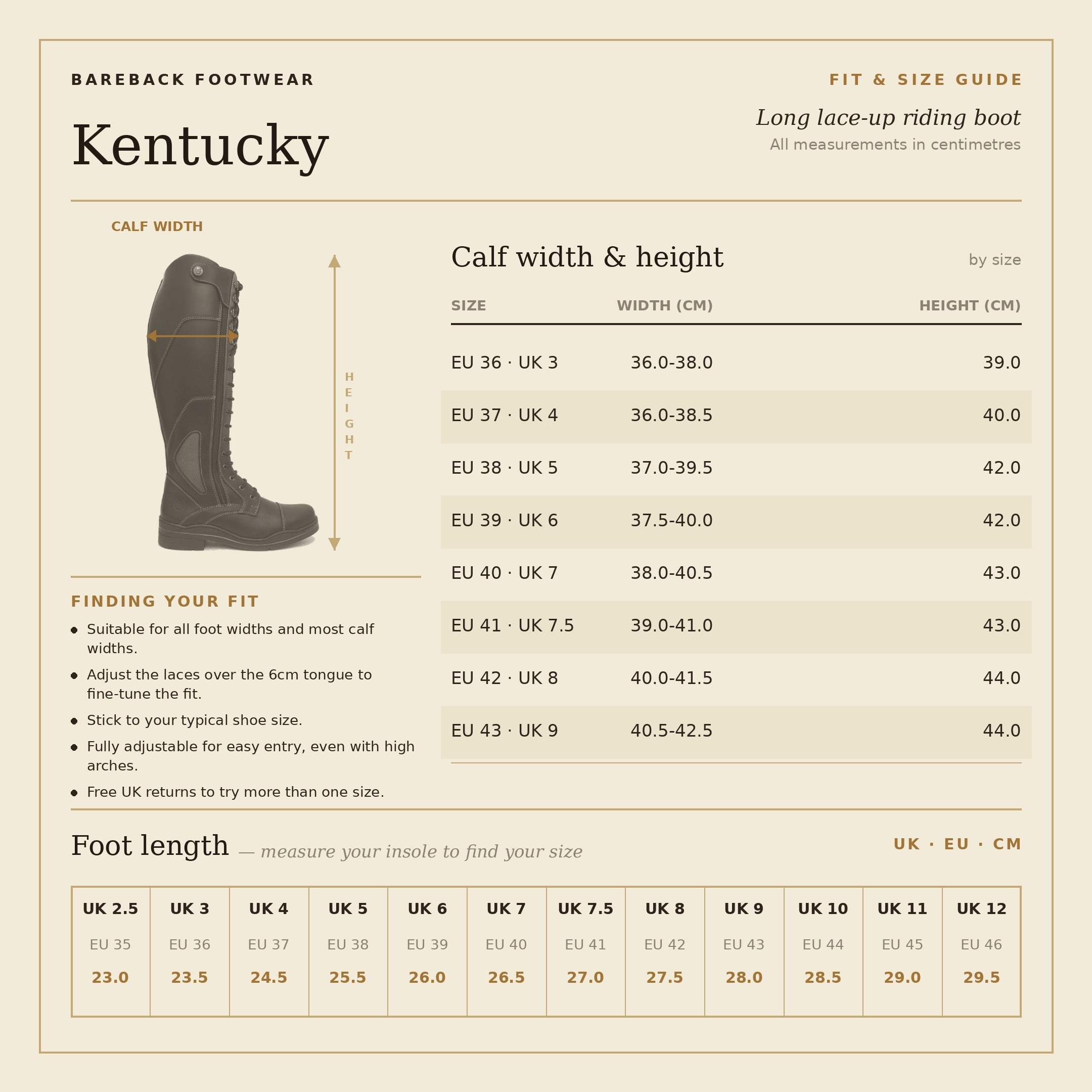 Kentucky Long Riding Boots - Chocolate