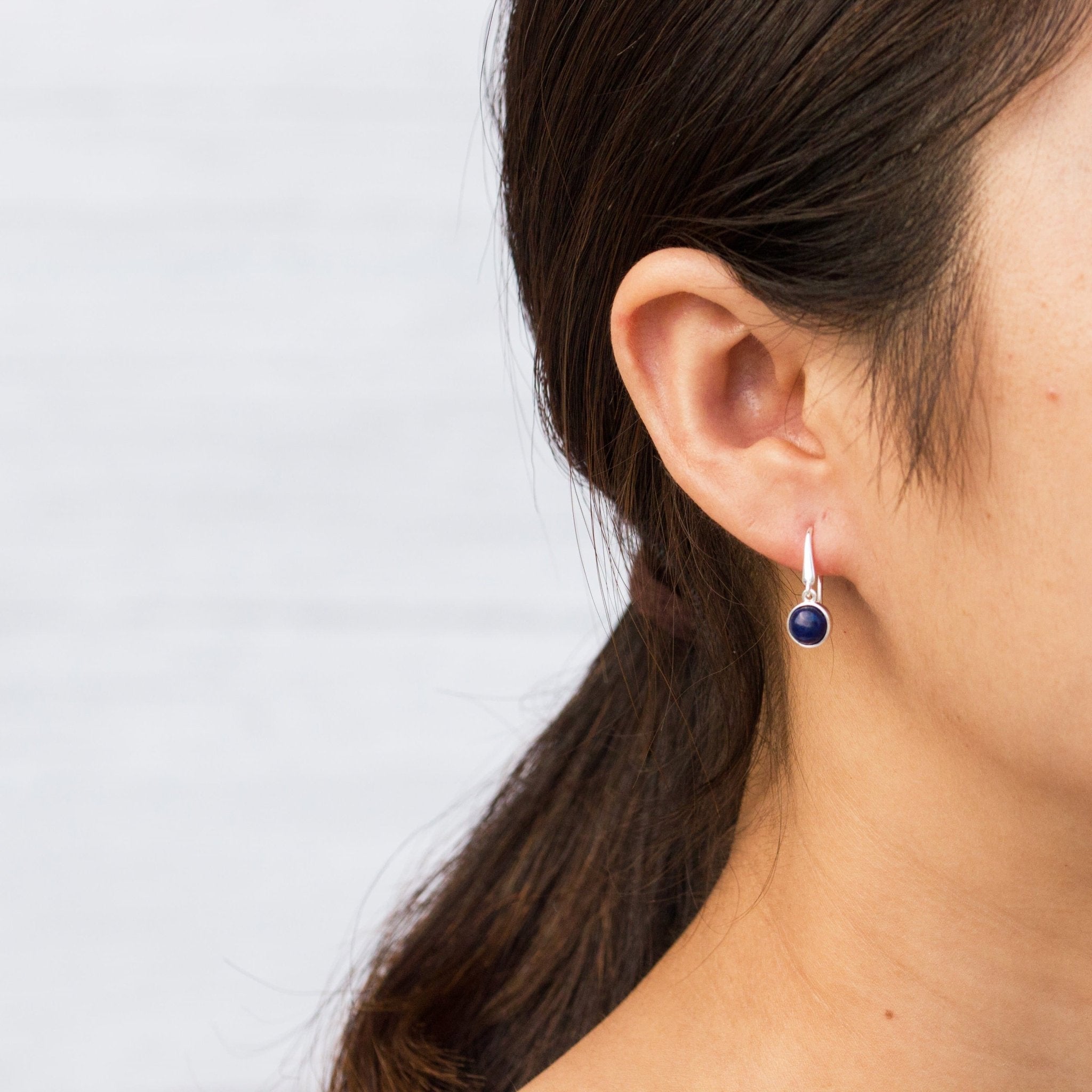 Lapis Drop Earrings