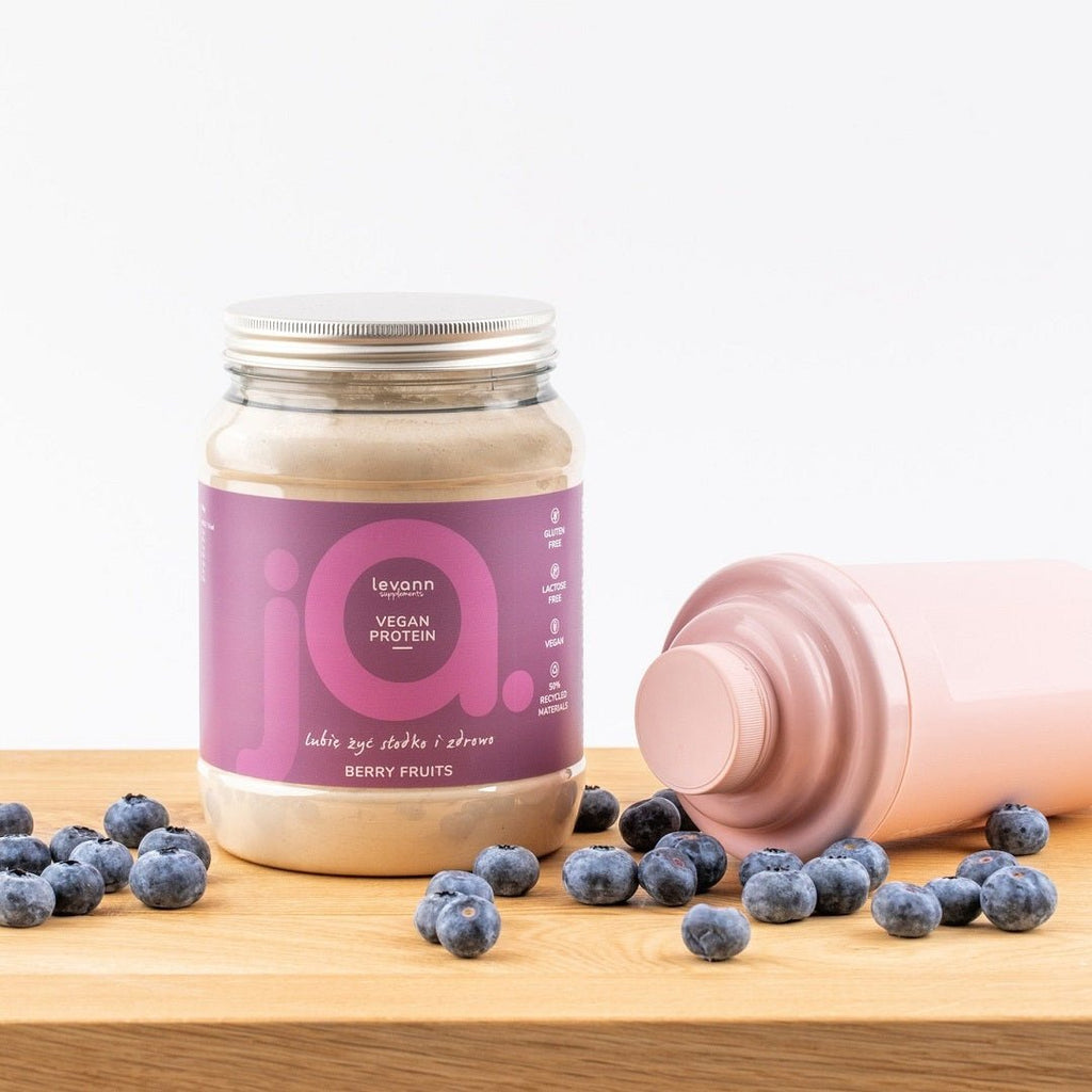 "jA" Vegan Protein - Berry Fruits 500g