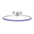 Light Purple Tennis Friendship Slider Bracelet Created with Zircondia® Crystals