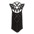 Lunar Moth Wall Hanging Gothic Macrame Decor