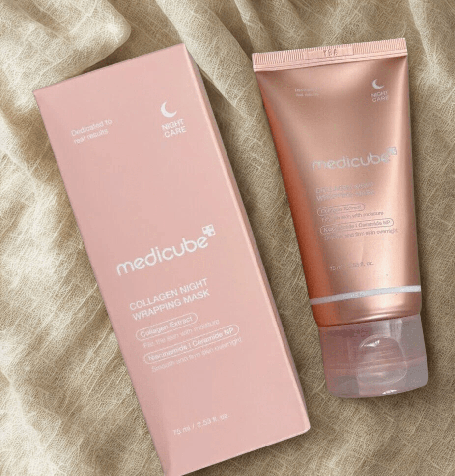 Medicube Collagen Night Wrapping Mask | Overnight Peel-Off Glass Skin Mask
