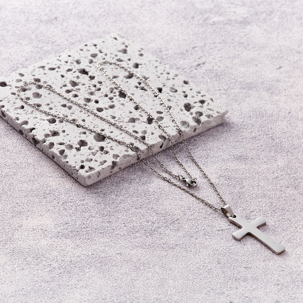 Men's Stainless Steel Cross Necklace