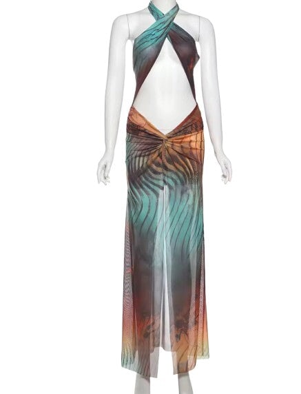 Midnight Mediterranean Dress