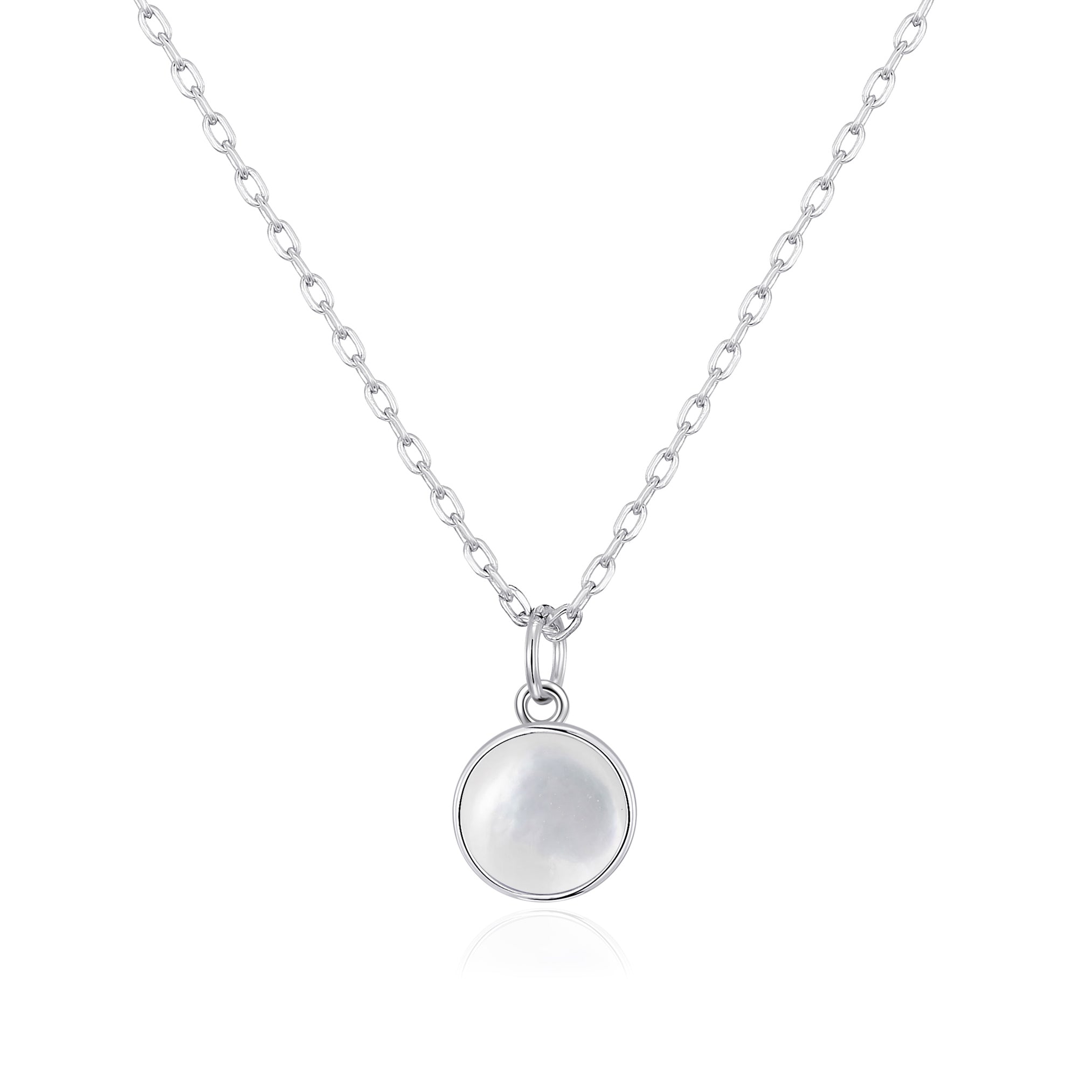 Mother of Pearl Necklace with Quote Card