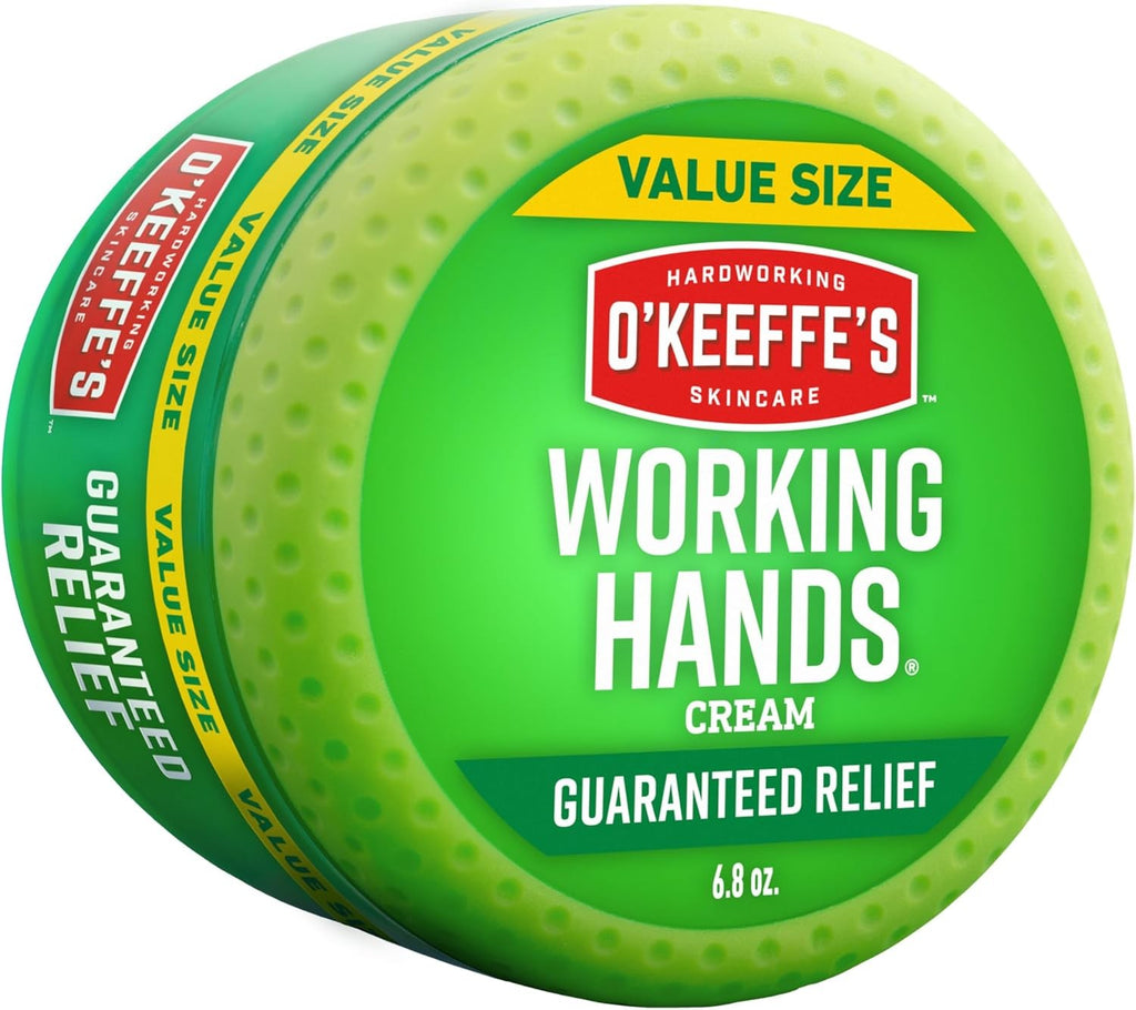 O'Keeffe's Working Hands Value Jar 193g Relief for Extremely Dry, Cracked Hands & Feets