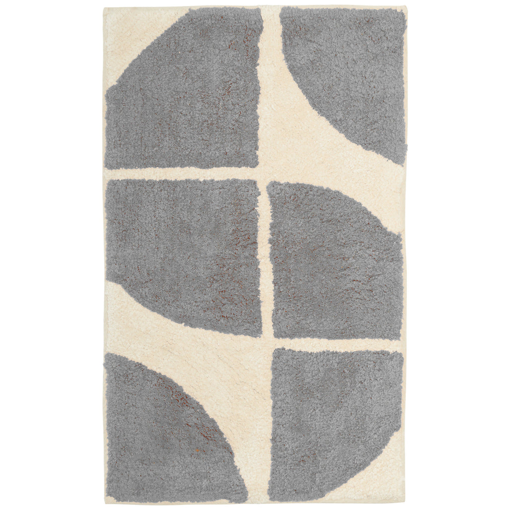 OLIVIA ROCCO Stockholm Bath Mat Non Slip Backing Super Soft Water Absorbent Cotton Blend