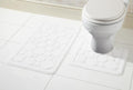 OLIVIA ROCCO Cali Bath Mat And Pedestal Set Ultra Soft Non Slip Highly Absorbent