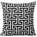 OLIVIA ROCCO Milano Black Waterproof Cushion Covers 43x43 cm Reversible Breathable