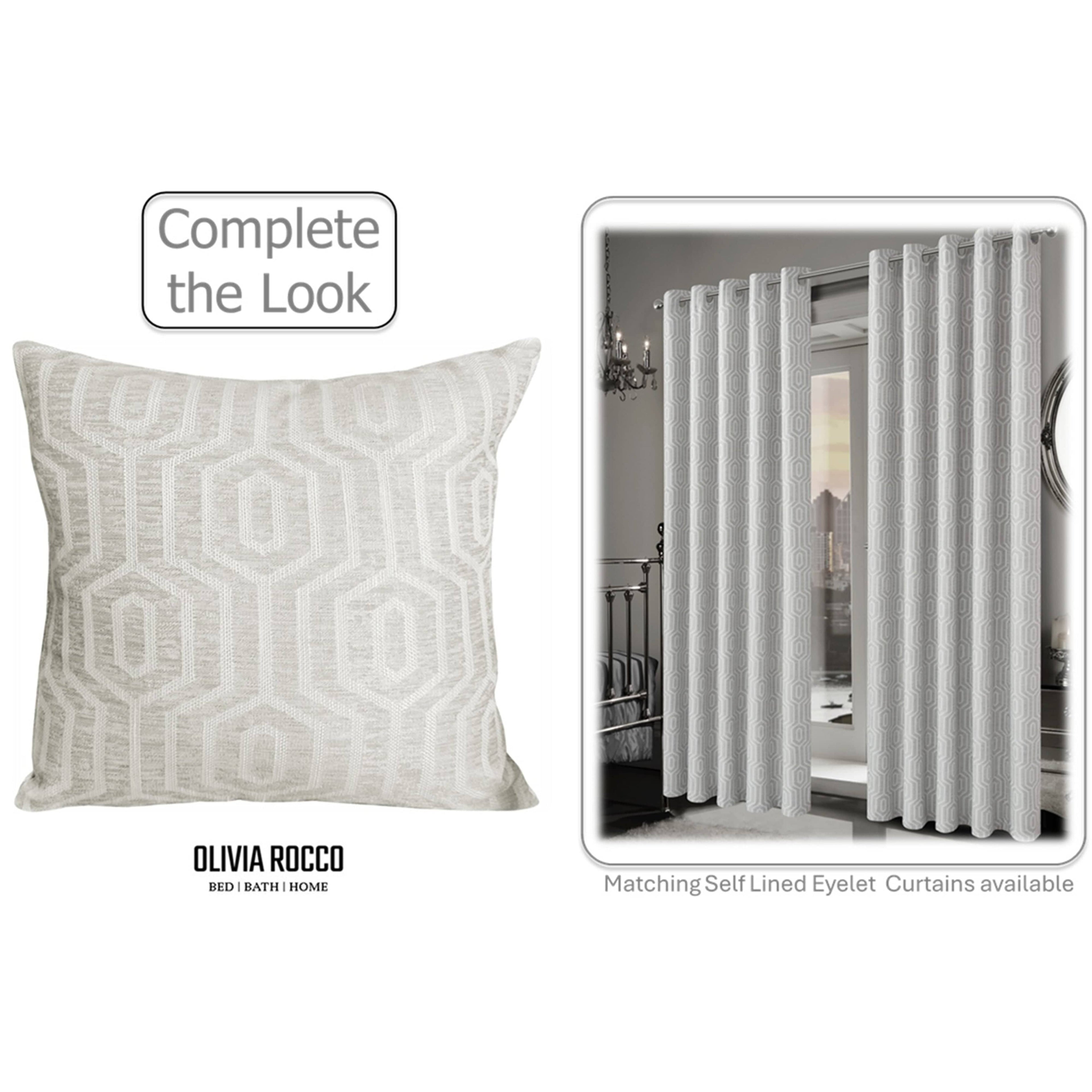 OLIVIA ROCCO Paris Cushion Covers 2 Pack Modern Natural Decorative Square Scatter