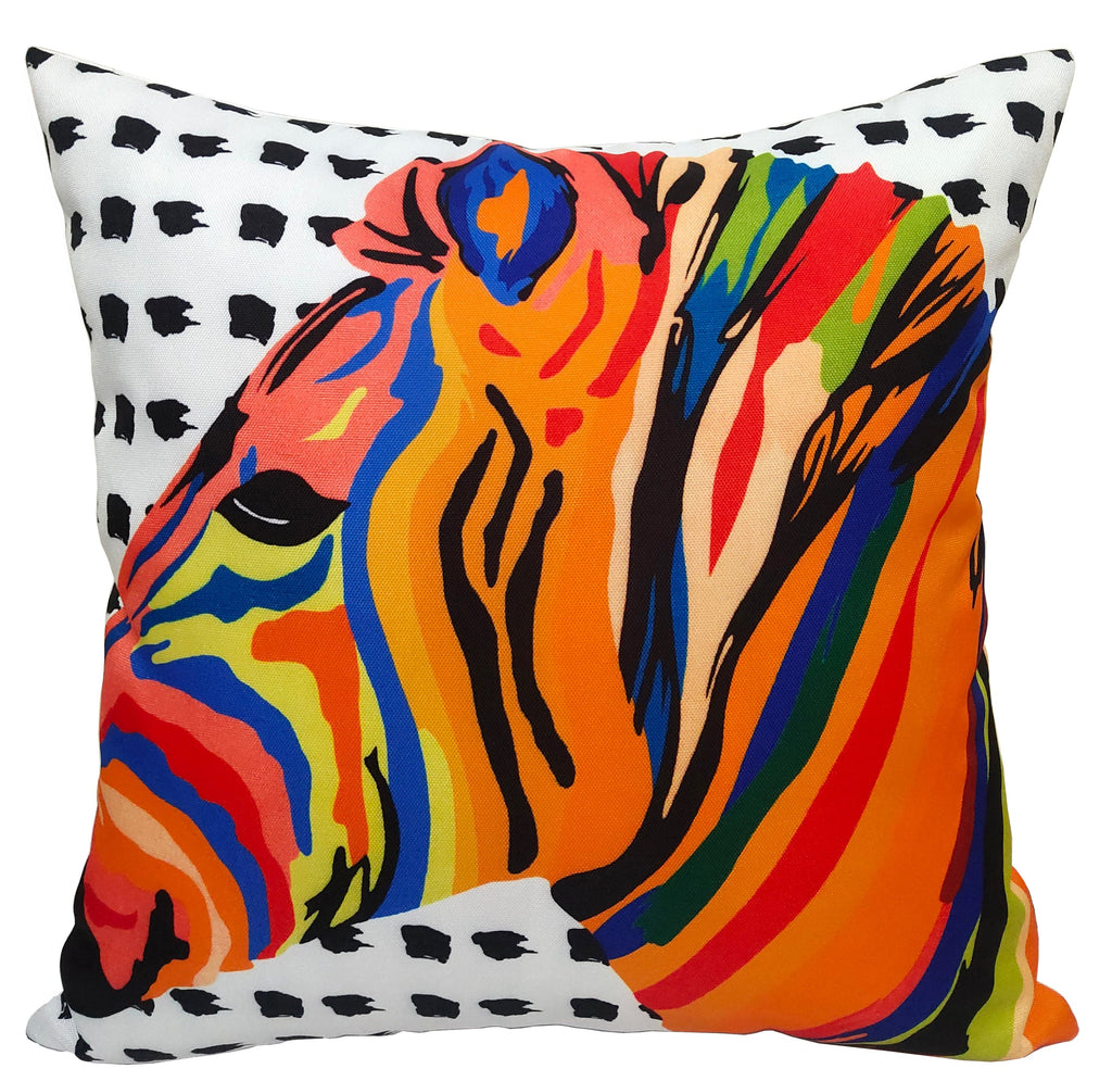 OLIVIA ROCCO Kampala Orange Waterproof Cushion Covers 43 x 43 cm Reversible Breathable