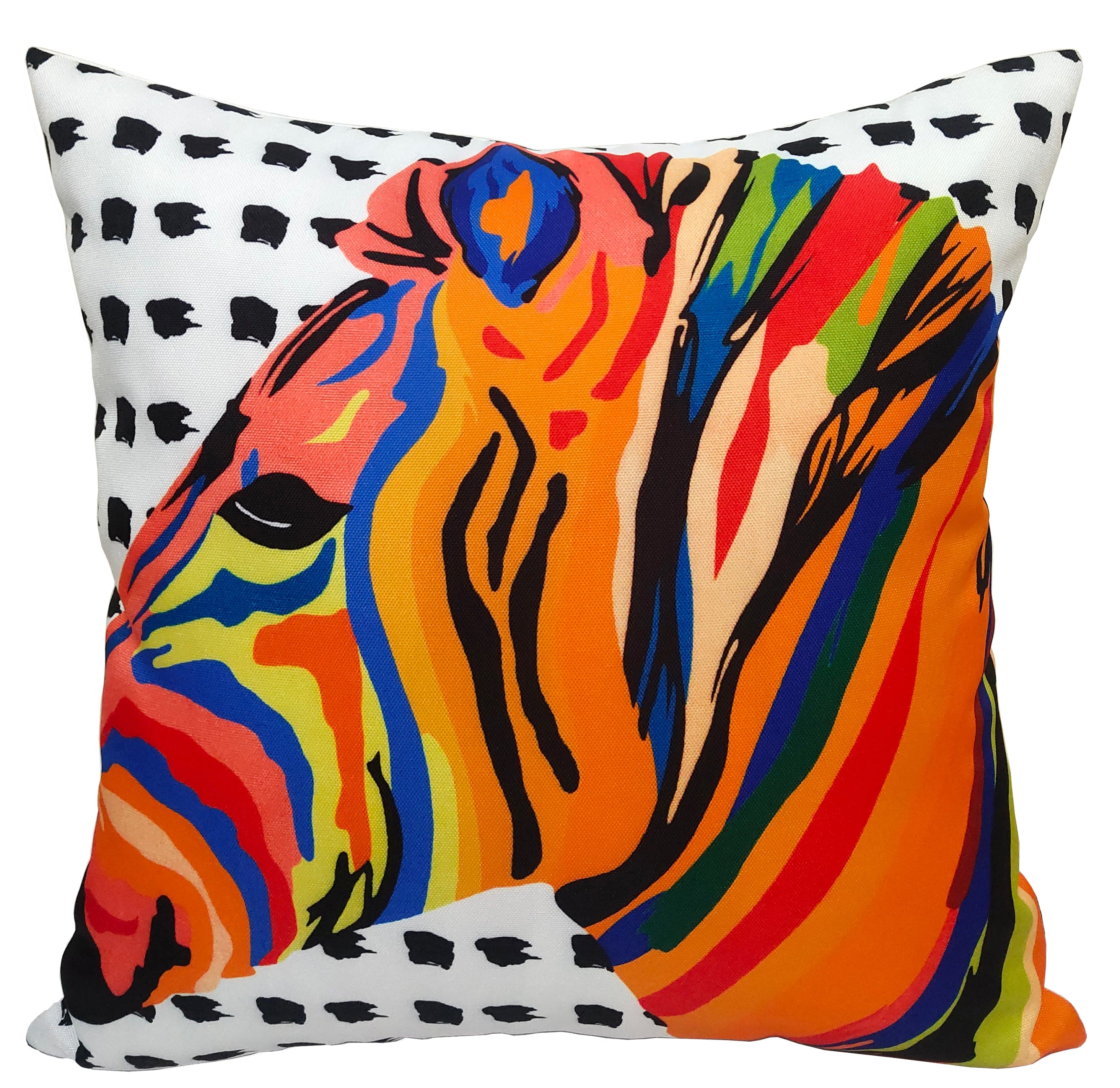 OLIVIA ROCCO Kampala Orange Waterproof Cushion Covers 43 x 43 cm Reversible Breathable