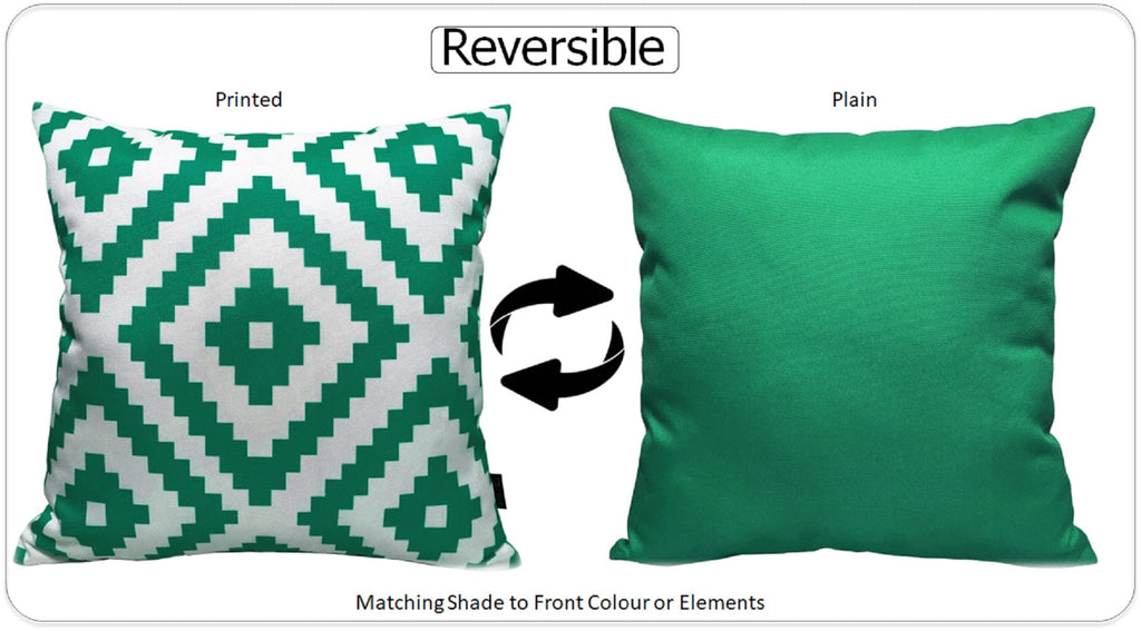 OLIVIA ROCCO Nairobi Lime Green Waterproof Decorative Cushion Covers 43 x 43cm Super Soft Bedroom Refresh Accent