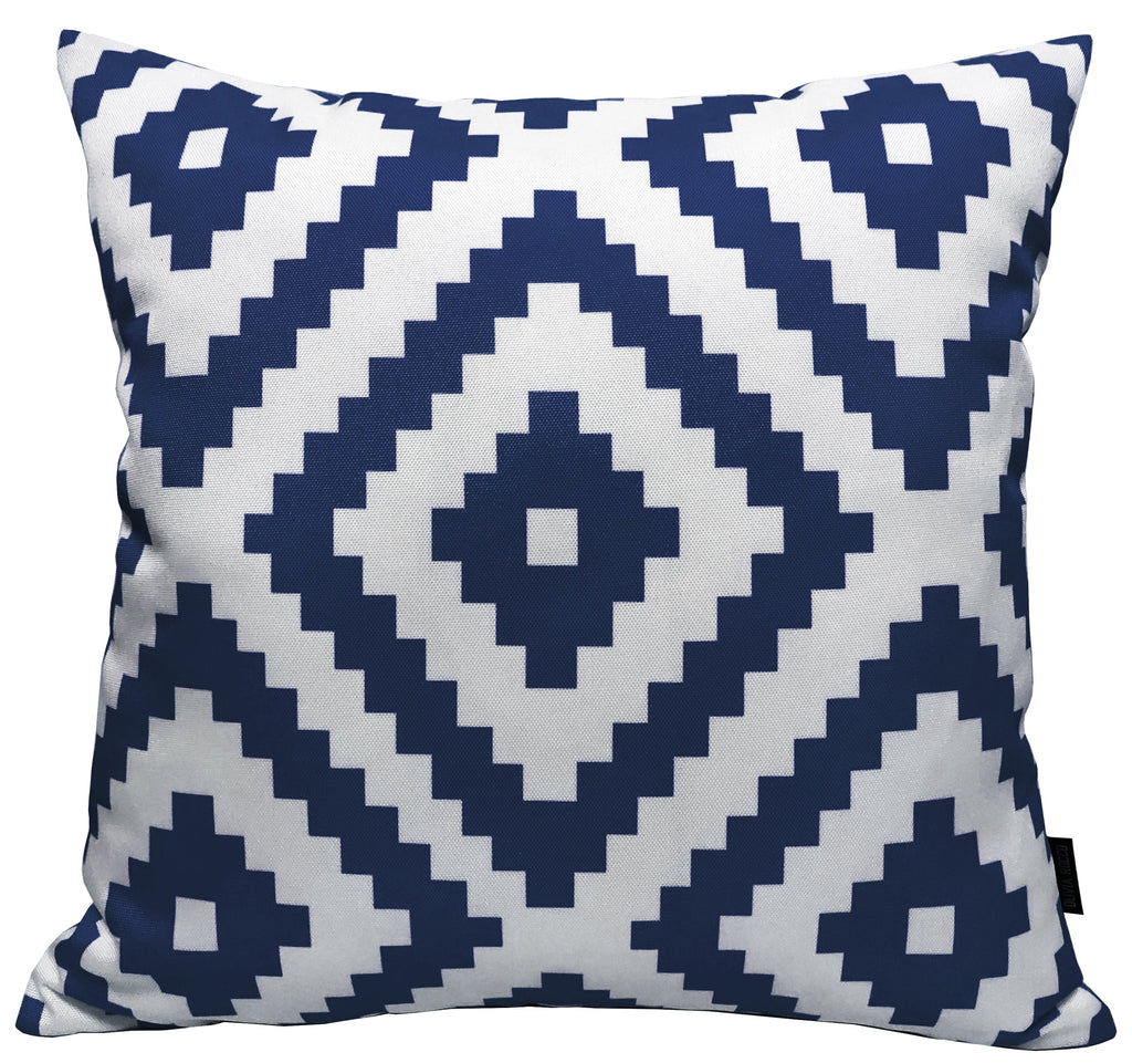 OLIVIA ROCCO Nairobi Navy Waterproof Outdoor Cushion Covers 43x43 CM Weather-Resistant