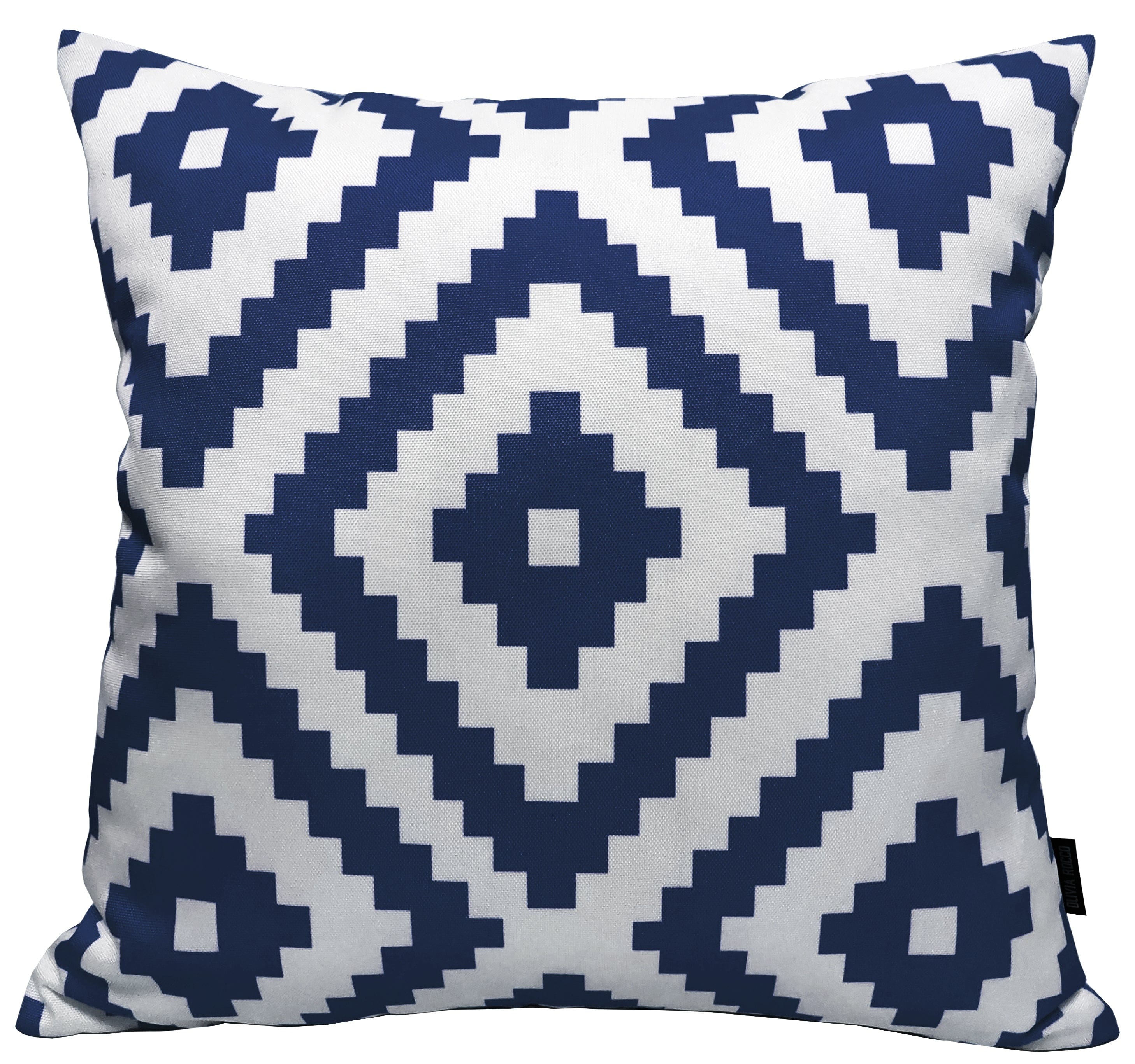 OLIVIA ROCCO Nairobi Navy Waterproof Outdoor Cushion Covers 43x43 CM Weather-Resistant