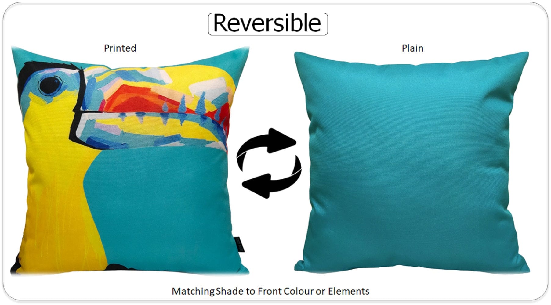 OLIVIA ROCCO Pelican Outdoor Waterproof Weather-Resistant Cushion Covers 43x43 Super Soft Bedroom Refresh Accent