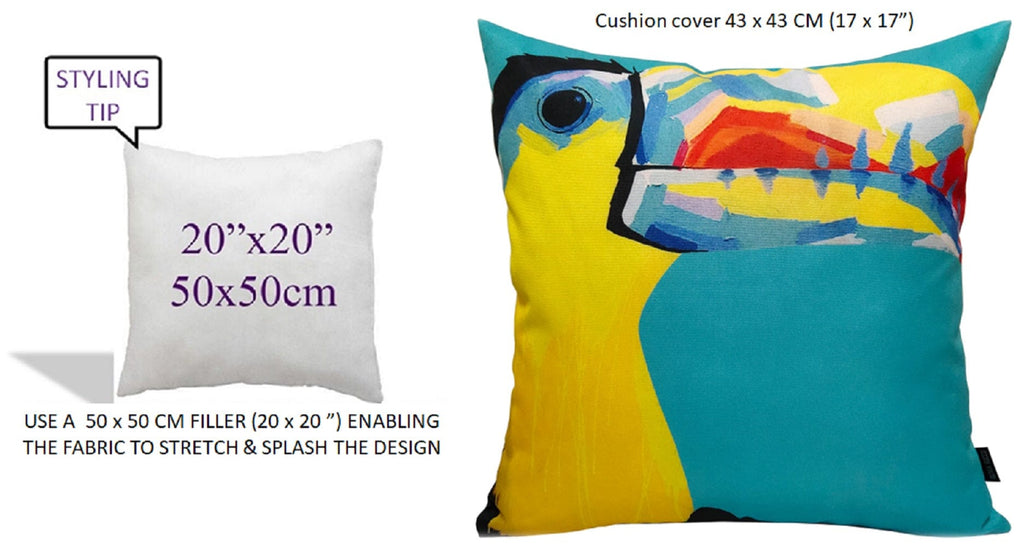 OLIVIA ROCCO Pelican Outdoor Waterproof Weather-Resistant Cushion Covers 43x43 Super Soft Bedroom Refresh Accent