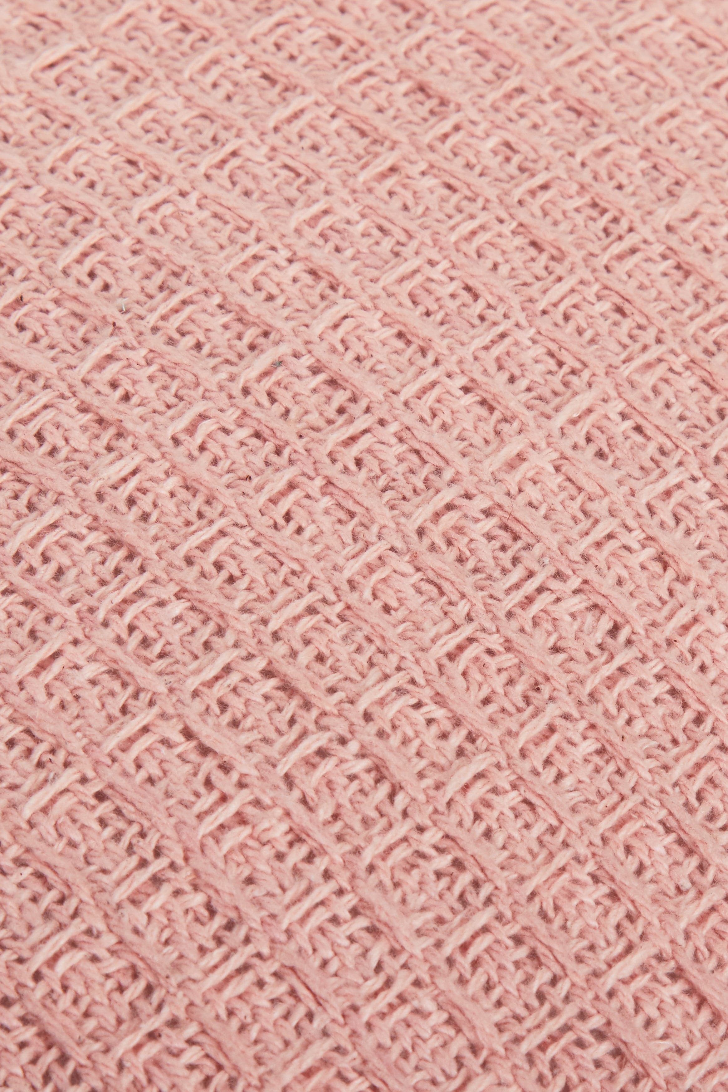OLIVIA ROCCO Lisbon Pure Indian Cotton Handwoven Honeycomb Cushion Covers 17x17 and 24x24