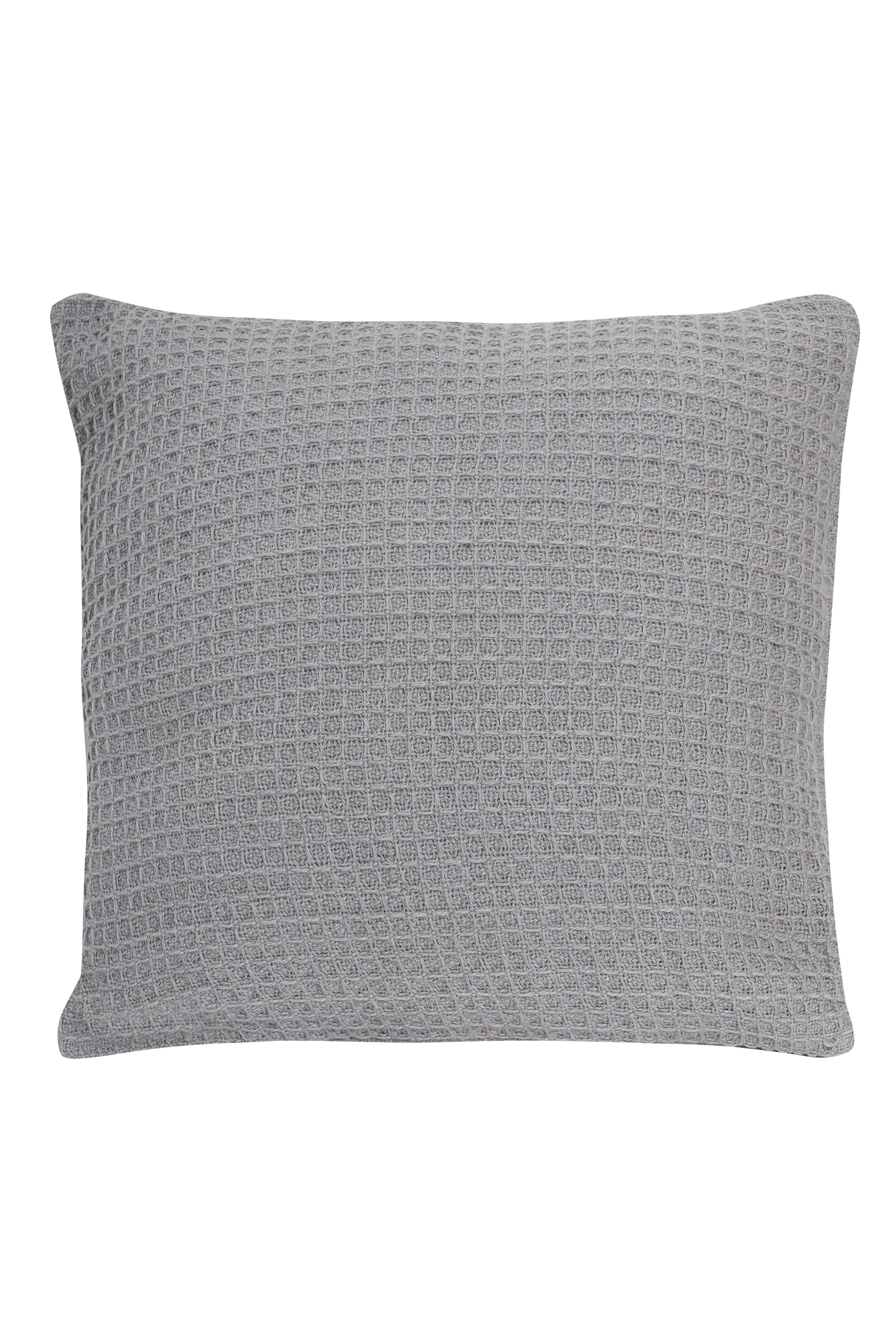 OLIVIA ROCCO Lisbon Pure Indian Cotton Handwoven Honeycomb Cushion Covers 17x17 and 24x24