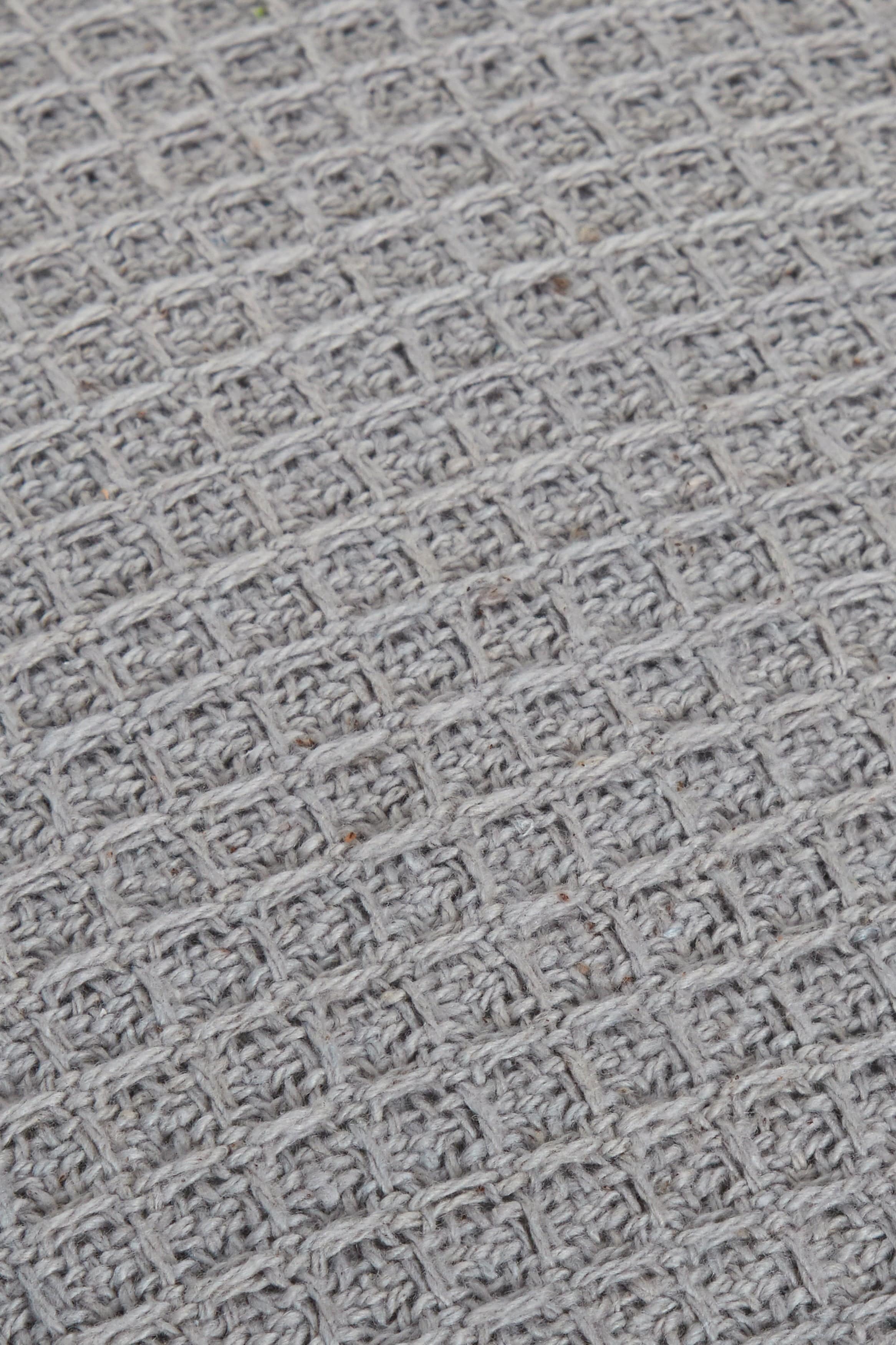OLIVIA ROCCO Lisbon Pure Indian Cotton Handwoven Honeycomb Cushion Covers 17x17 and 24x24