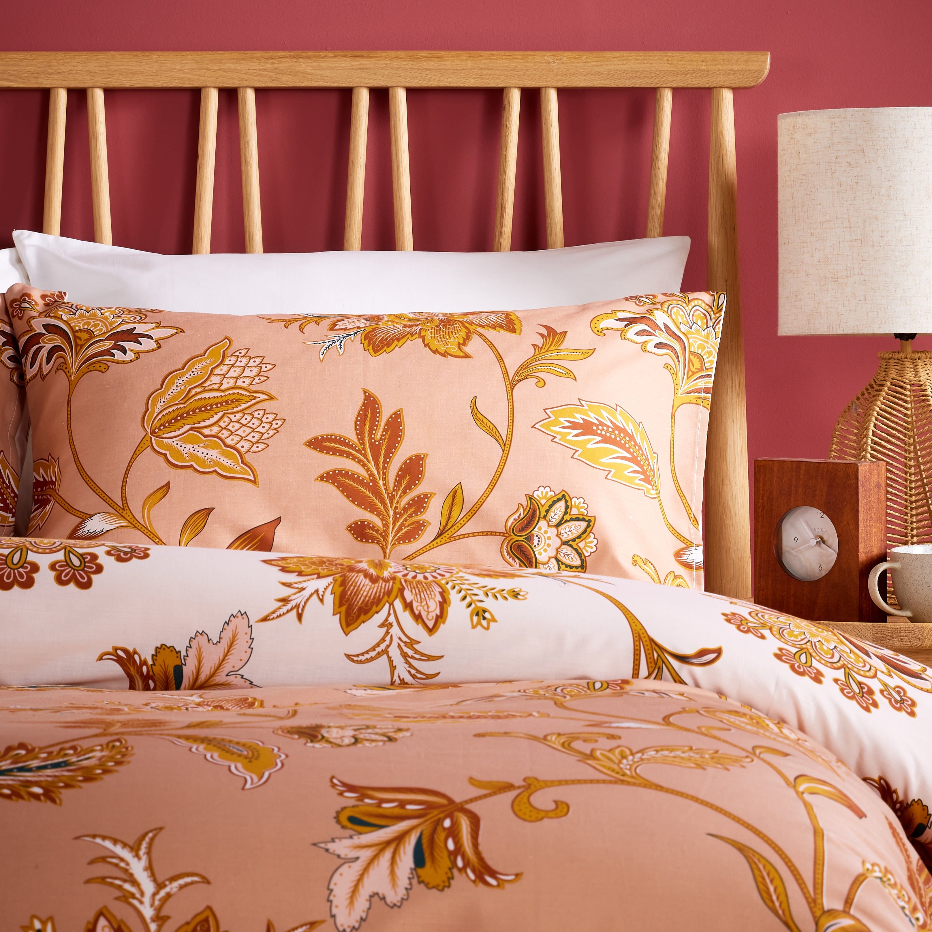 OLIVIA ROCCO Shimla Duvet Cover Set Easy Care Reversible Quilt Cover With Pillowcases