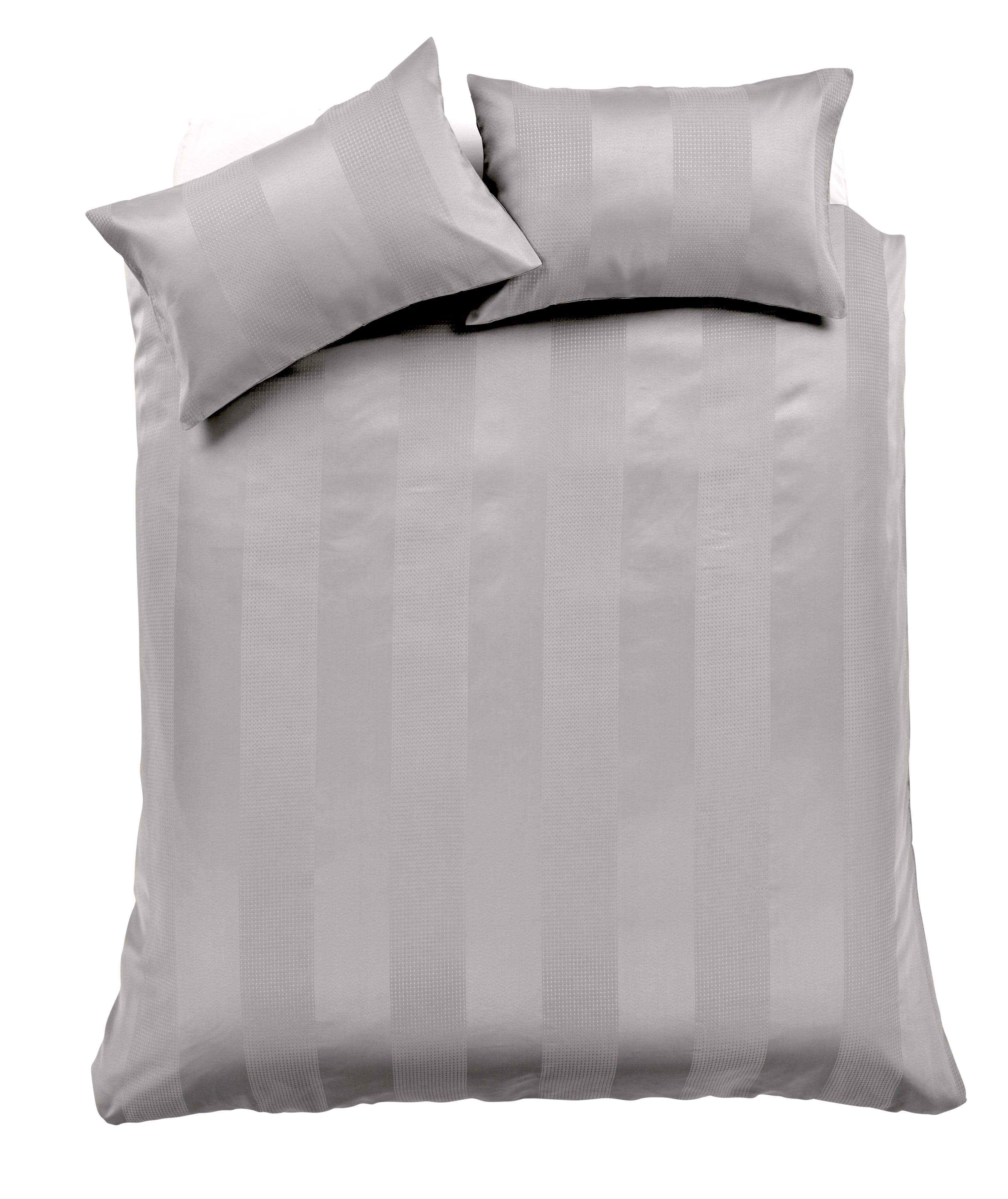 OLIVIA ROCCO Waffle Stripe Handwoven Jacquard Cotton Rich Duvet Cover Set Multiple Sizes