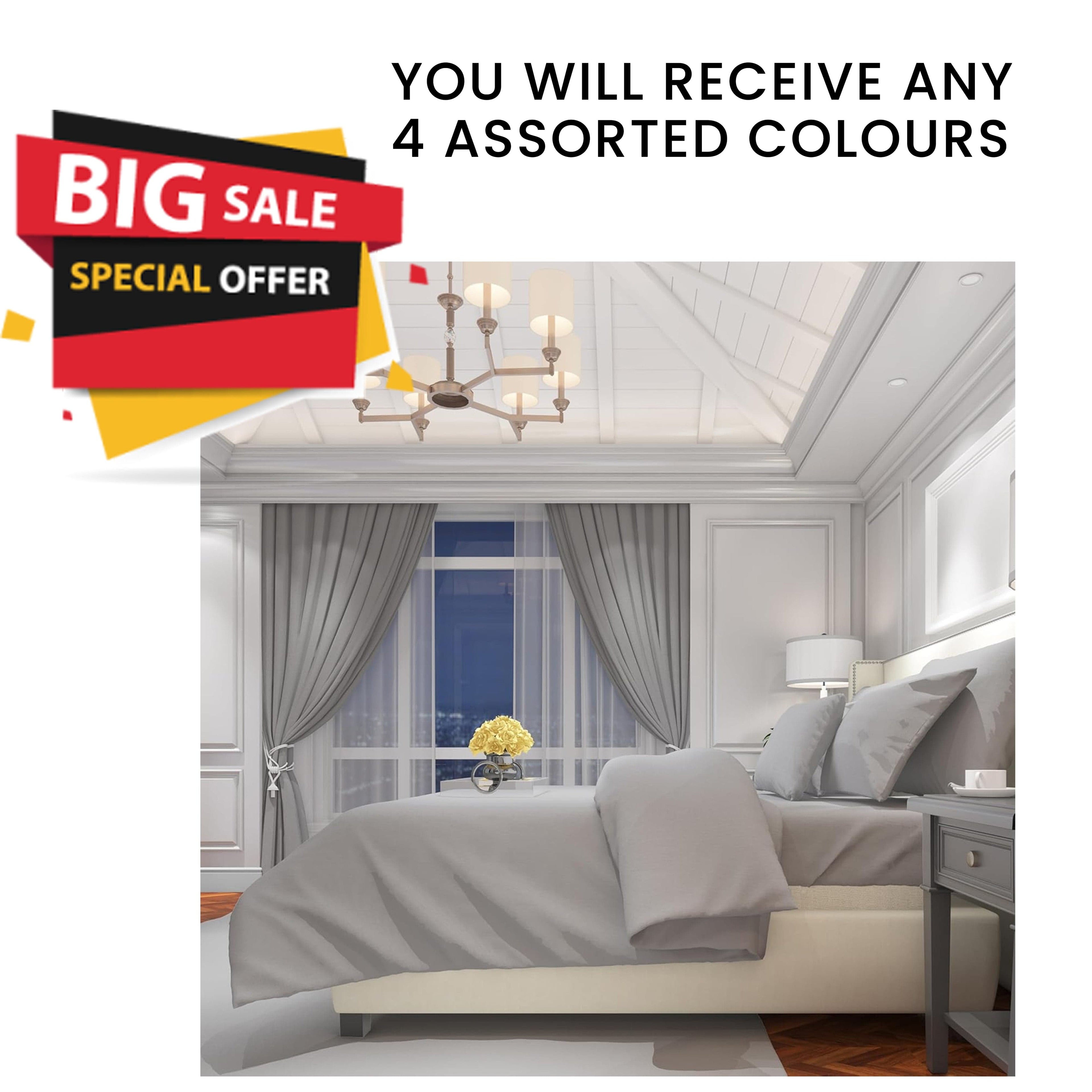 OLIVIA ROCCO 4 Pack Flannelette Fitted Sheets Super Soft Brushed Cotton Bed Sheets